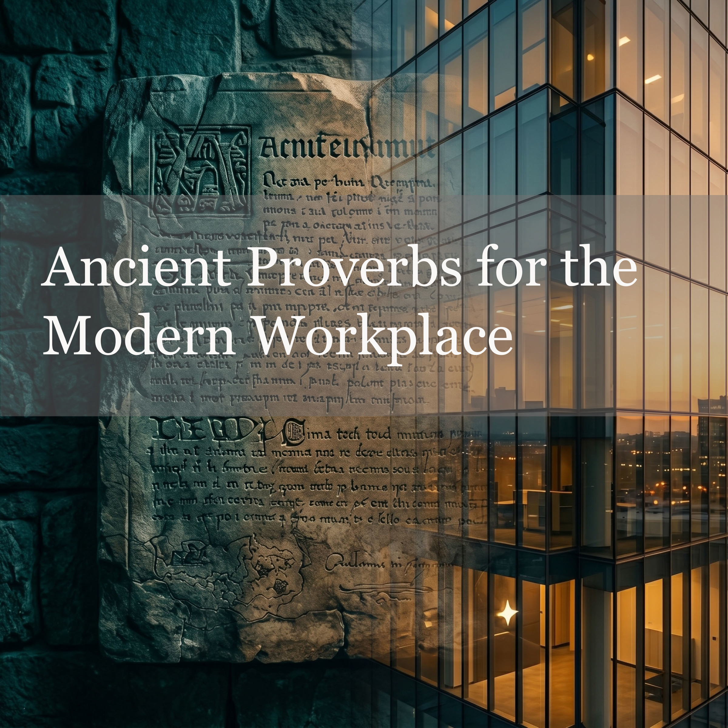 Ancient Proverbs for the Modern Workplace