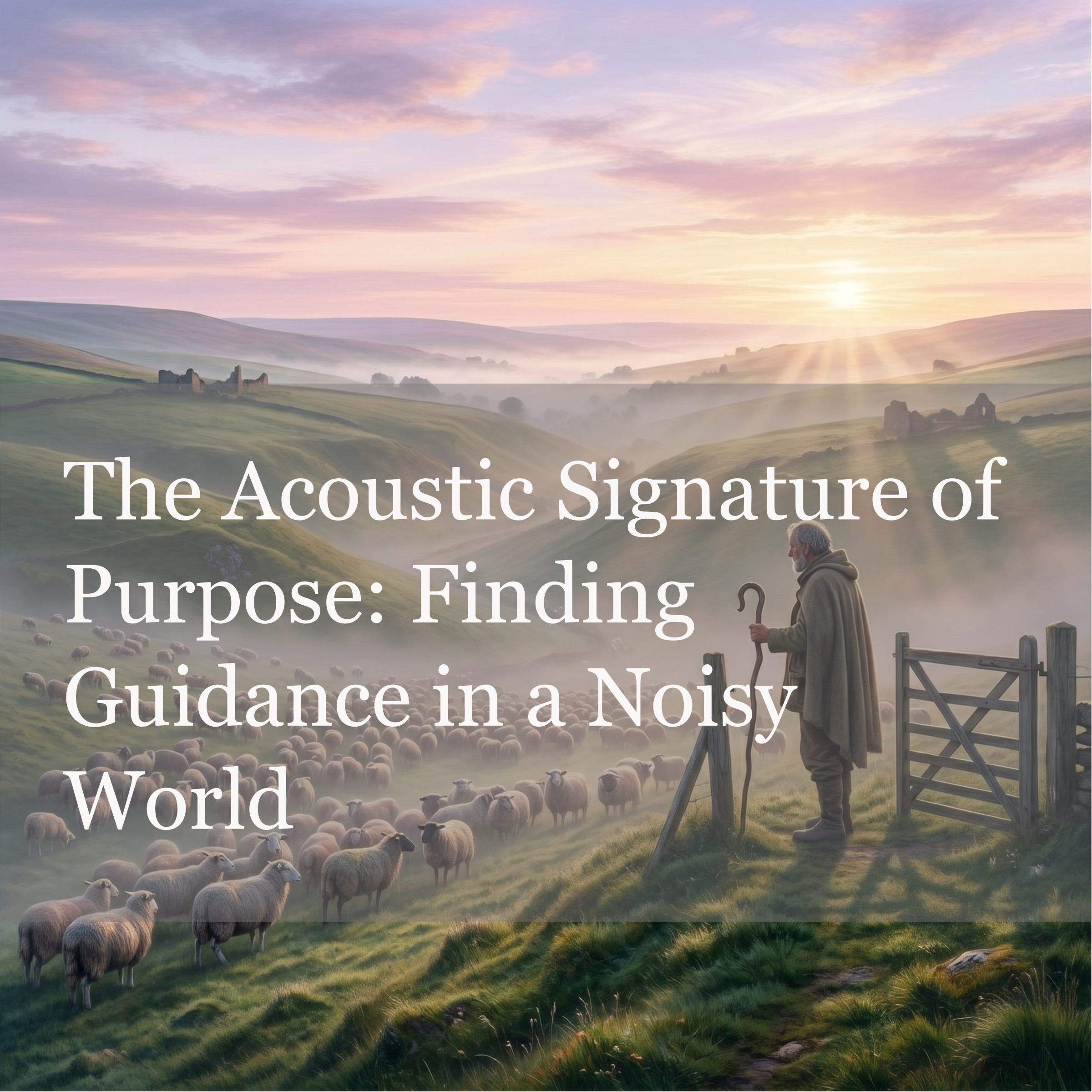 The Acoustic Signature of Purpose: The Good Shepherd, the Gate & the Flock